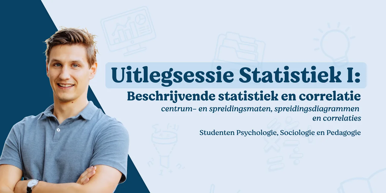 Uitlegvideo statistiek: beschrijvende statistiek en correlatie