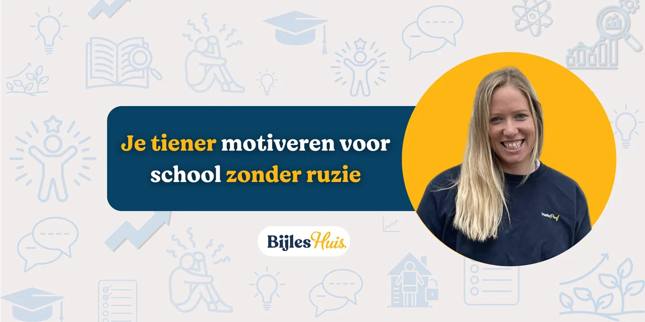 Je tiener motiveren voor school zonder ruzie: zo werkt het