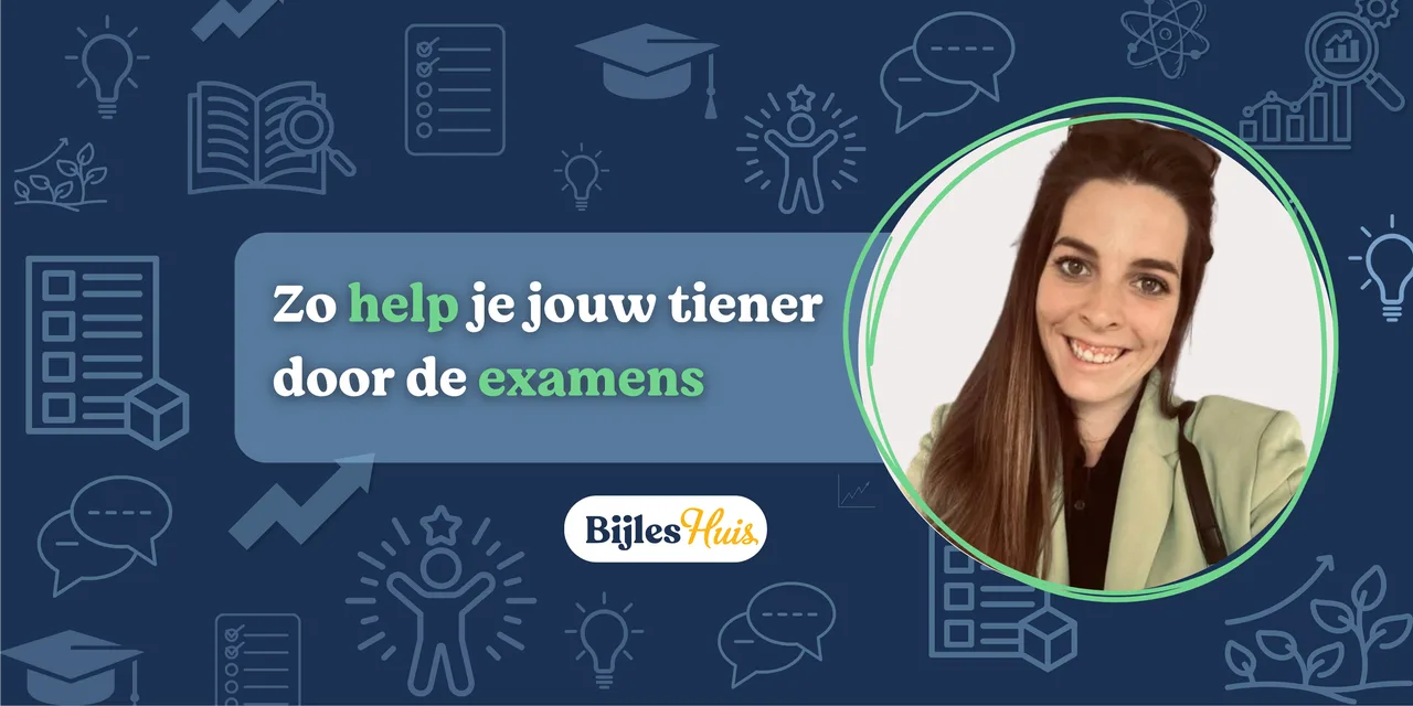 Minder stress, betere punten: zo help je je tiener door de examens