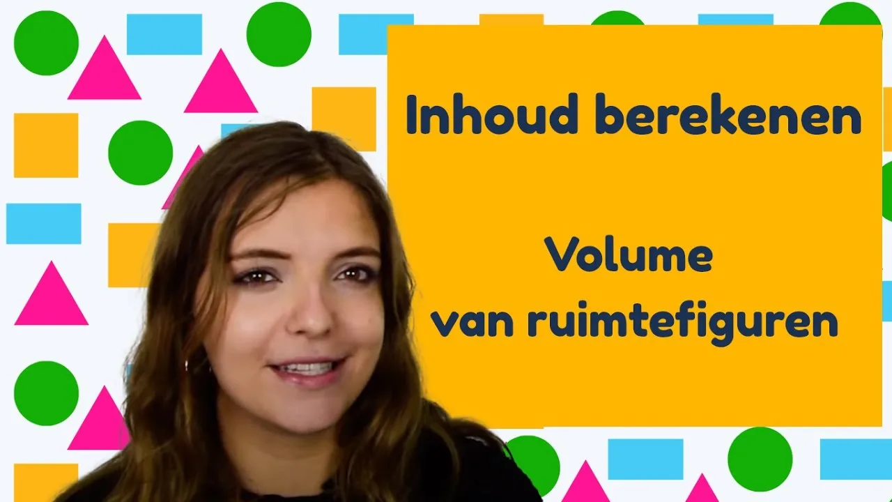Inhoud - Volume van ruimtefiguren berekenen