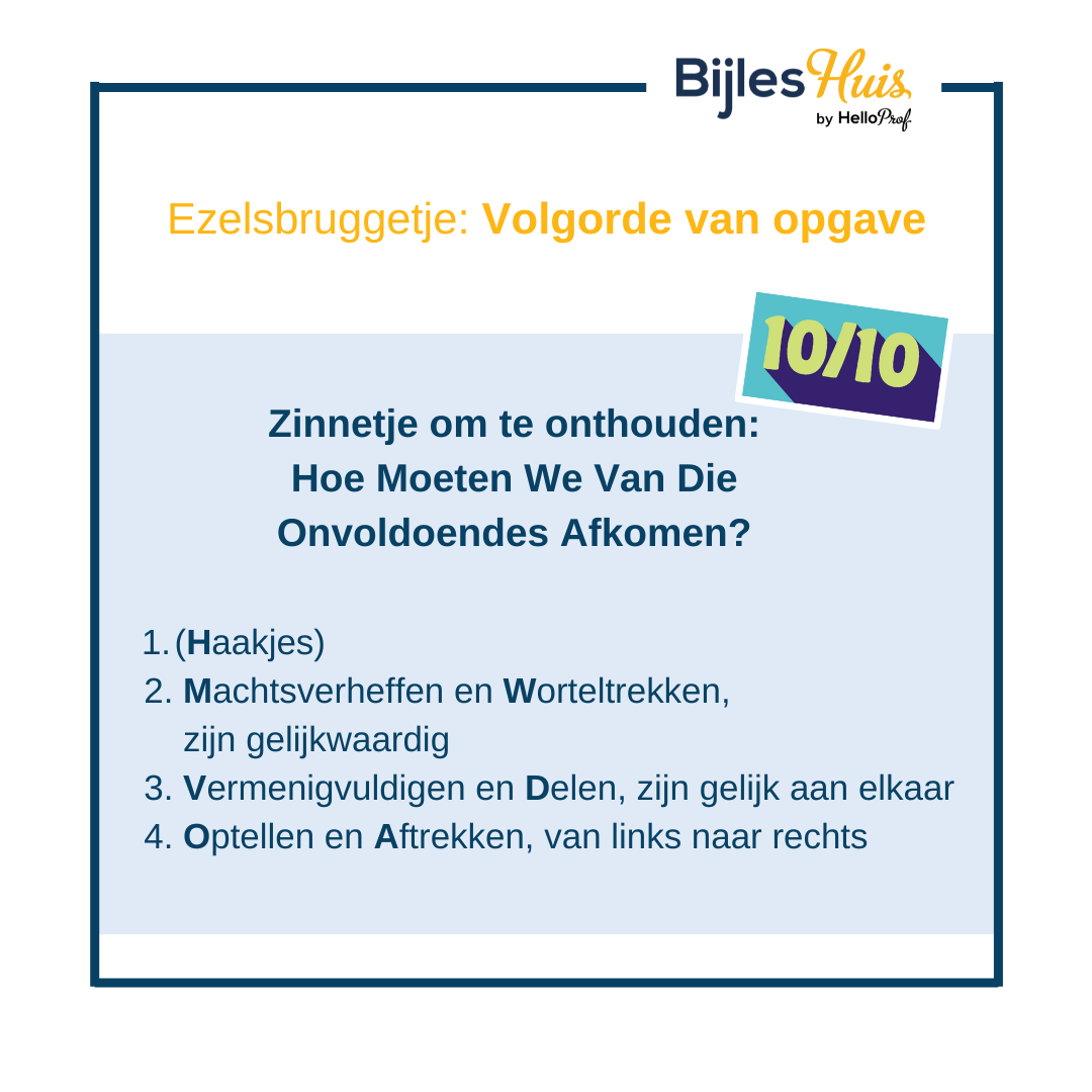 Wiskunde - Het metriek stelsel